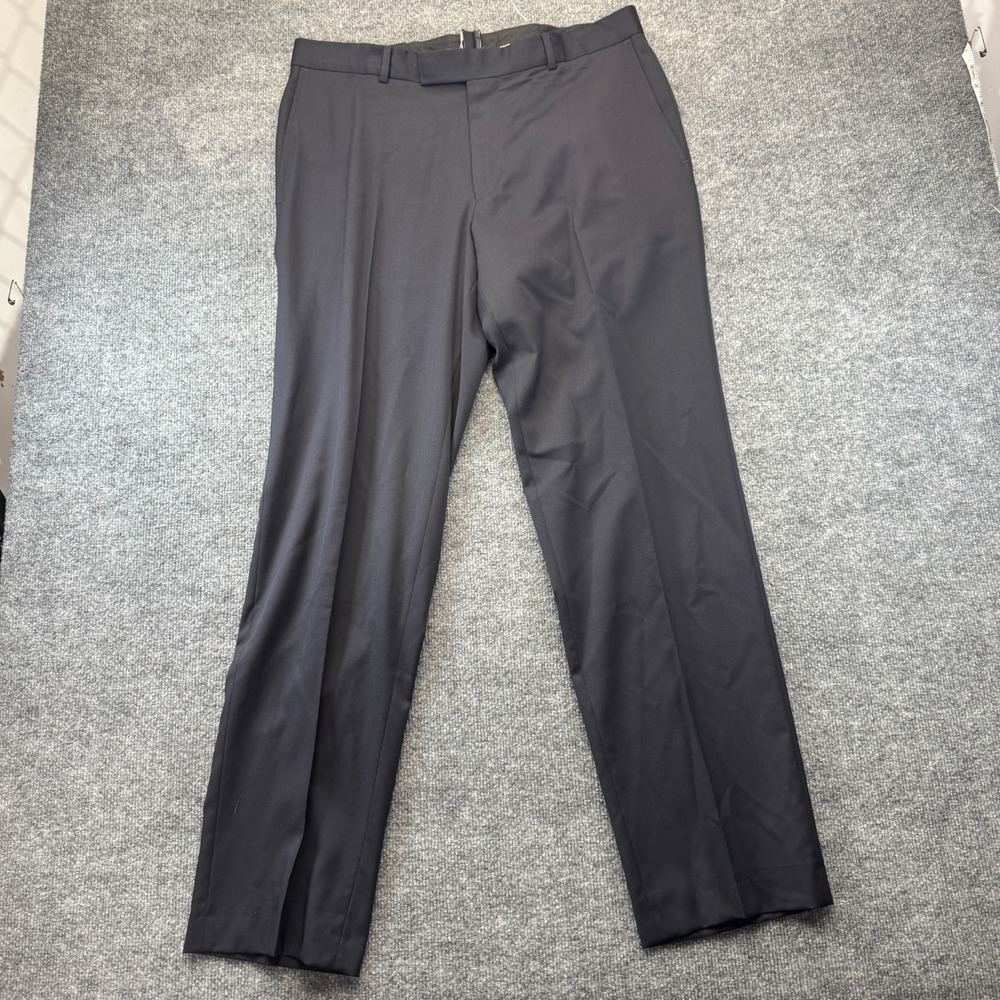 Hugo Boss Dress Pants Mens 34R Black Wool Luxury Professional Business Career